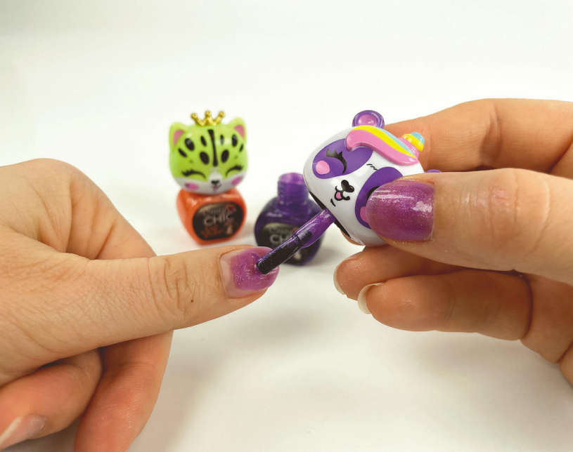 Clementoni Crazy Chic Nagellak set Paars/Oranje