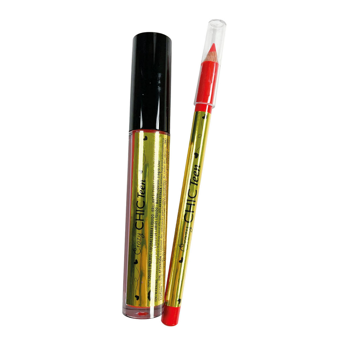 Clementoni Crazy Chic Teen Lipgloss en Potlood - Queen