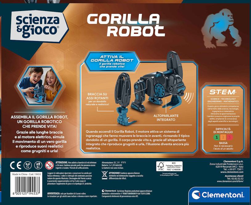 Wetenschap en Spel Robot - Gorilla