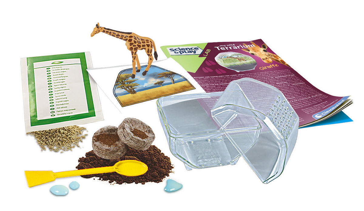 Clementoni Wetenschap en Spel - My Wild Terrarium - Giraffe