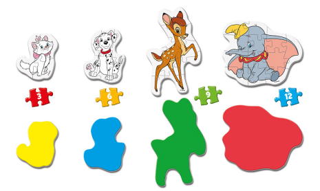 Clementoni Puzzel 3-6-9-12 stukjes Animal Friends