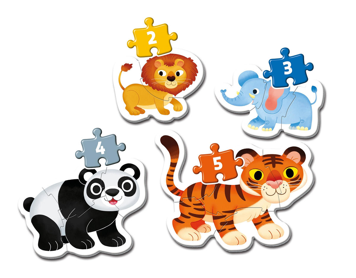 Clementoni Puzzel 2-3-4-5 stukjes Wild Animals