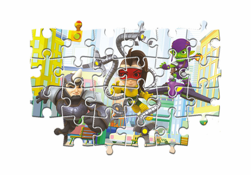 Clementoni Puzzel 2x20 stukjes - Spidey