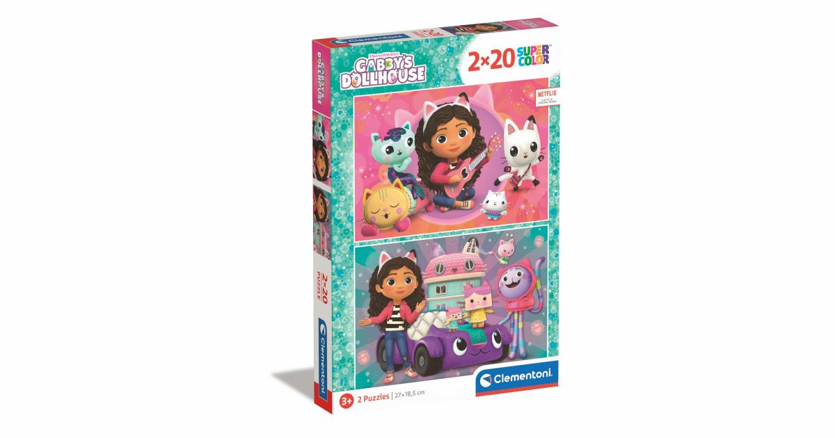 Clementoni Puzzel 2x20 stukjes Gabby´s Dollhouse | Piccle