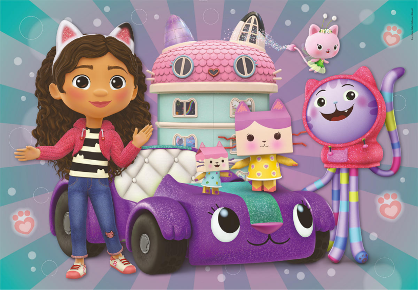 Clementoni Puzzel 2x20 stukjes Gabby´s Dollhouse