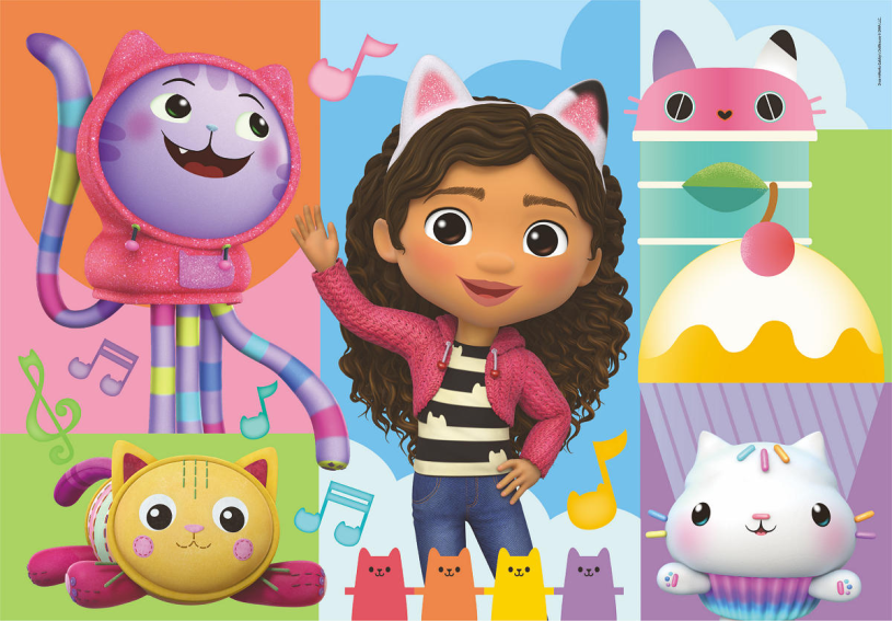 Clementoni Puzzel 2x60 stukjes Gabby´s Dollhouse