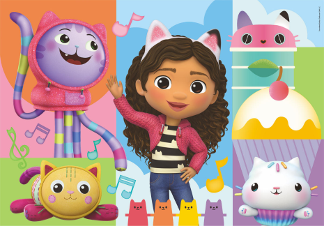 Clementoni Puzzel 2x60 stukjes Gabby´s Dollhouse