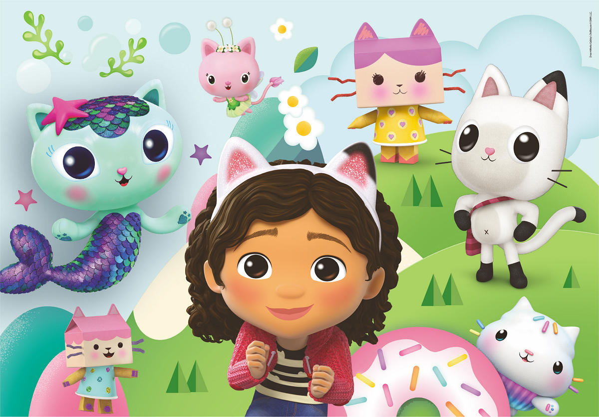 Clementoni Puzzel 2x60 stukjes Gabby´s Dollhouse