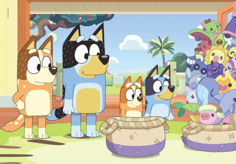 Clementoni Puzzel 2x20 stukjes - Bluey