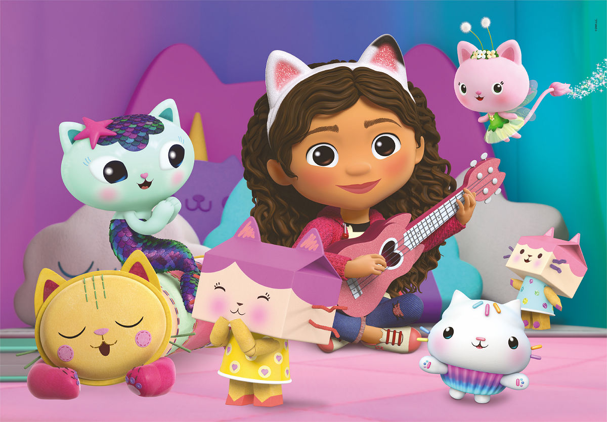 Clementoni Puzzel 104 stukjes Gabby's Dollhouse