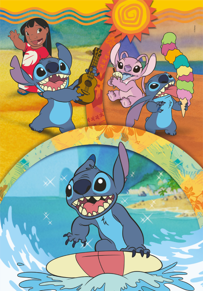 Clementoni Puzzel 104 stukjes Stitch