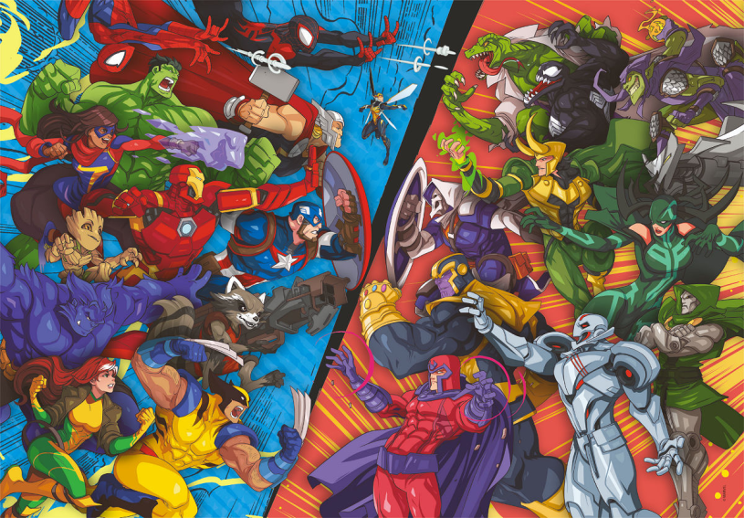 Clementoni Puzzel 104 stukjes Marvel