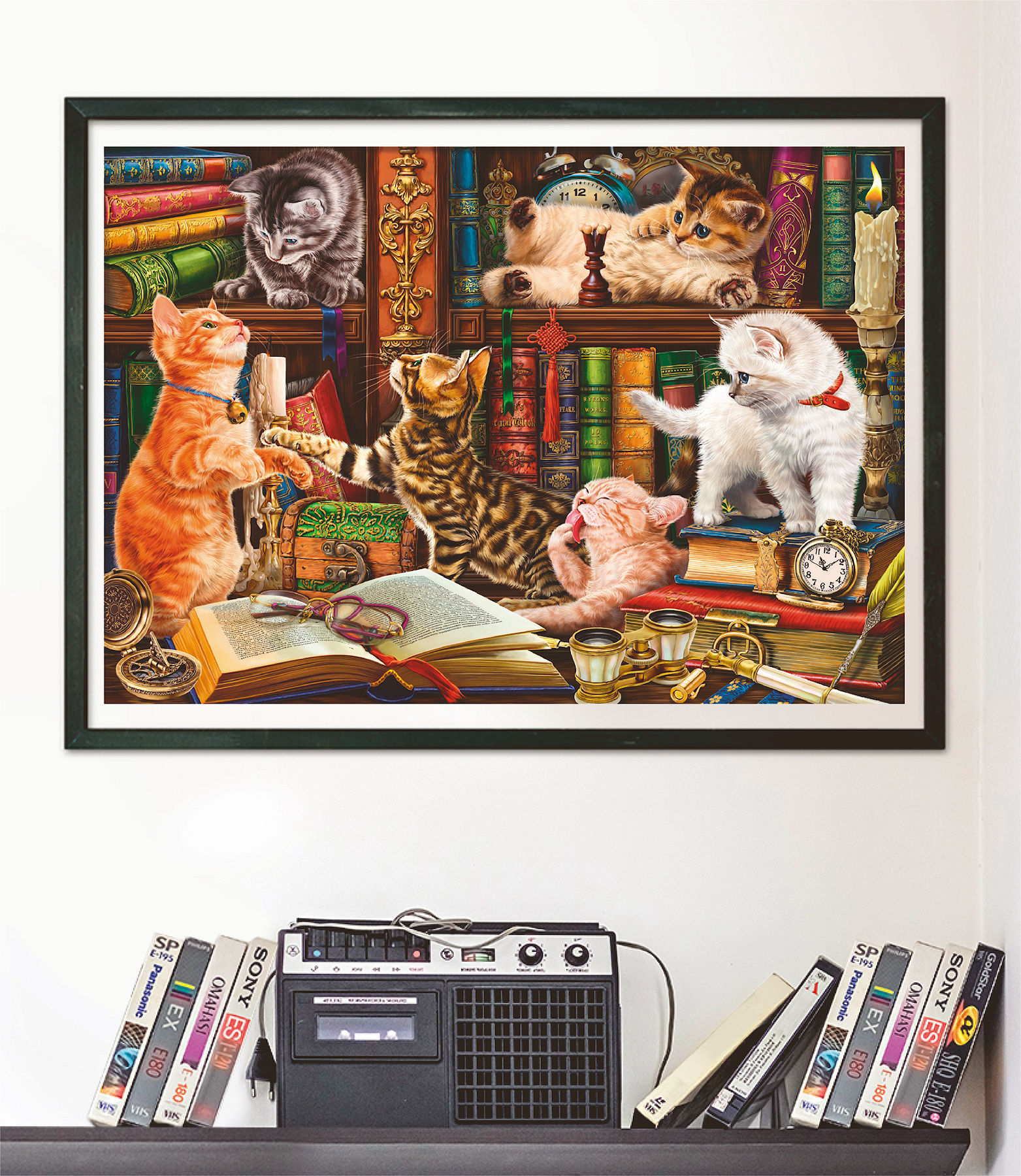 Clementoni Puzzel High Quality 1000 stukjes Curious Whiskers