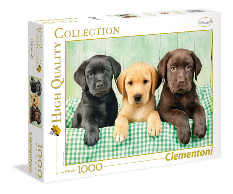Clementoni Puzzel High Quality 1000 stukjes Labradors
