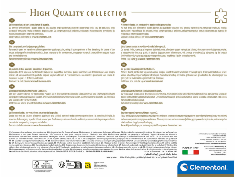 Clementoni Puzzel High Quality 1000 stukjes Santorini