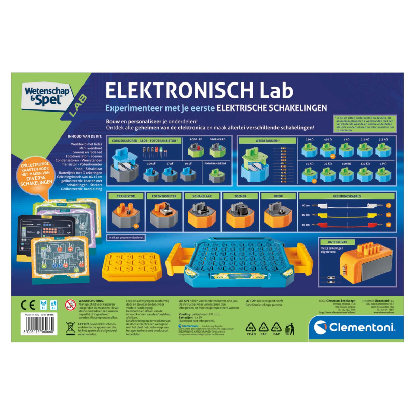 Clementoni Wetenschap en Spel Elektronisch Lab