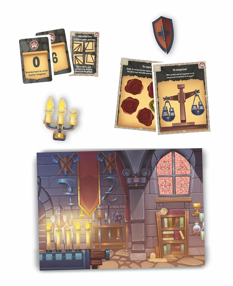 Clementoni Escape Game Pocket - Het vervloekte kasteel