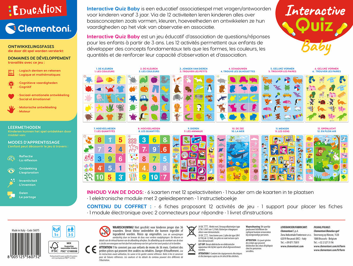 Clementoni Education - Interactieve Quiz Baby