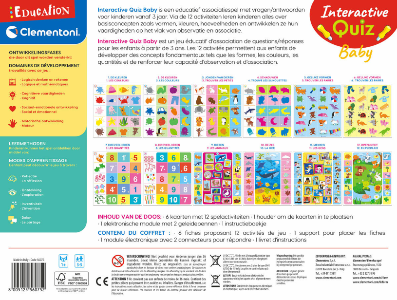 Clementoni Education - Interactieve Quiz Baby