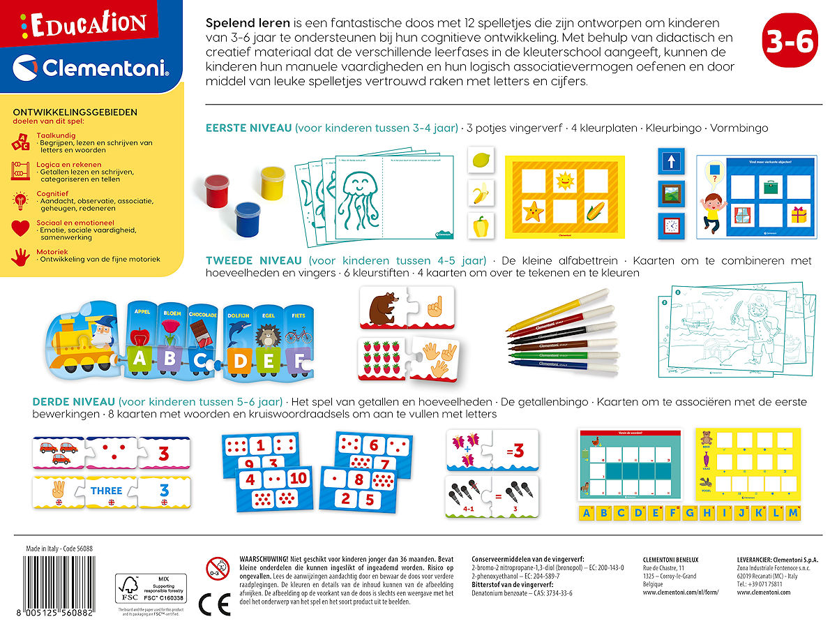 Clementoni Education - Spelend Leren