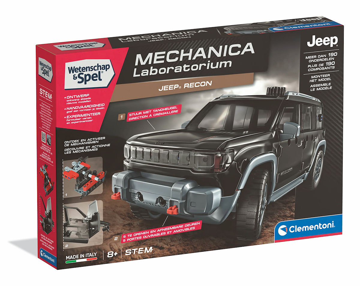 Clementoni Wetenschap & Spel Mechanica - Jeep Recon