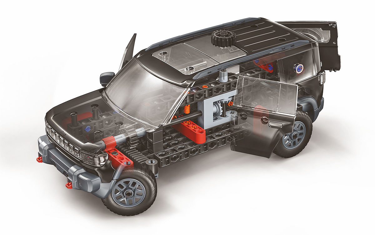 Clementoni Wetenschap & Spel Mechanica - Jeep Recon