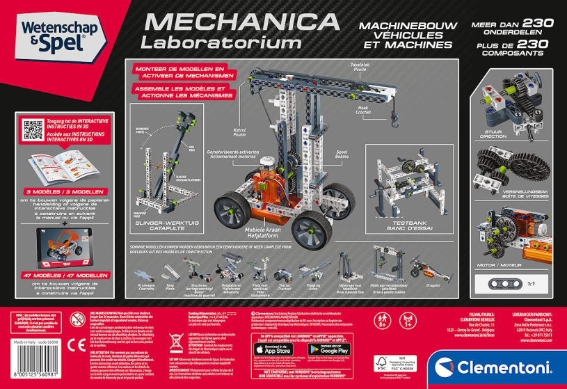 Clementoni Wetenschap & Spel Mechanica - Machinebouw