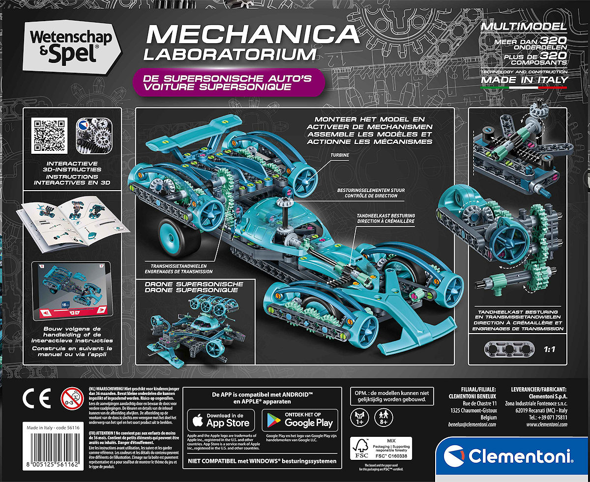 Wetenschap en Spel Mechanica - Supersonic Race Car