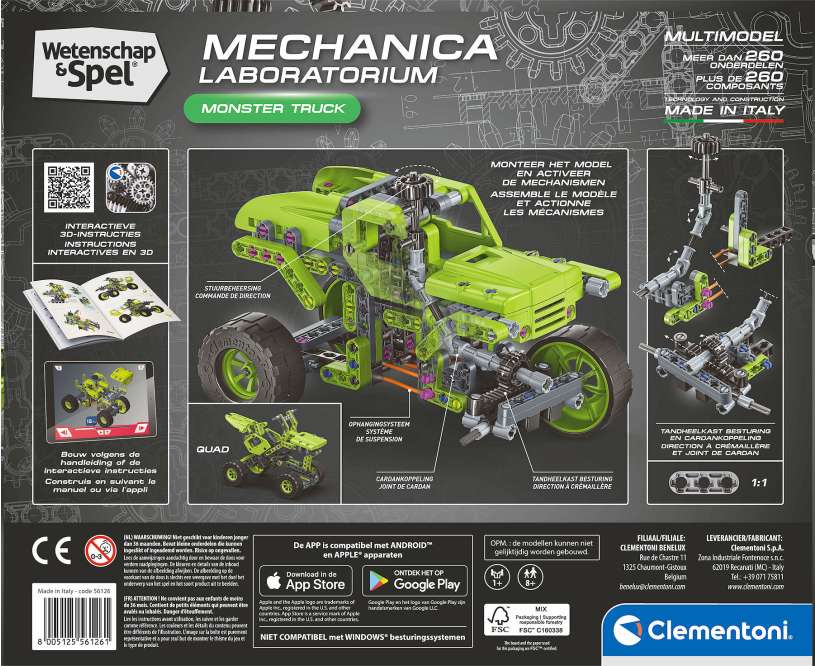 Wetenschap en Spel Mechanica - Monstertruck