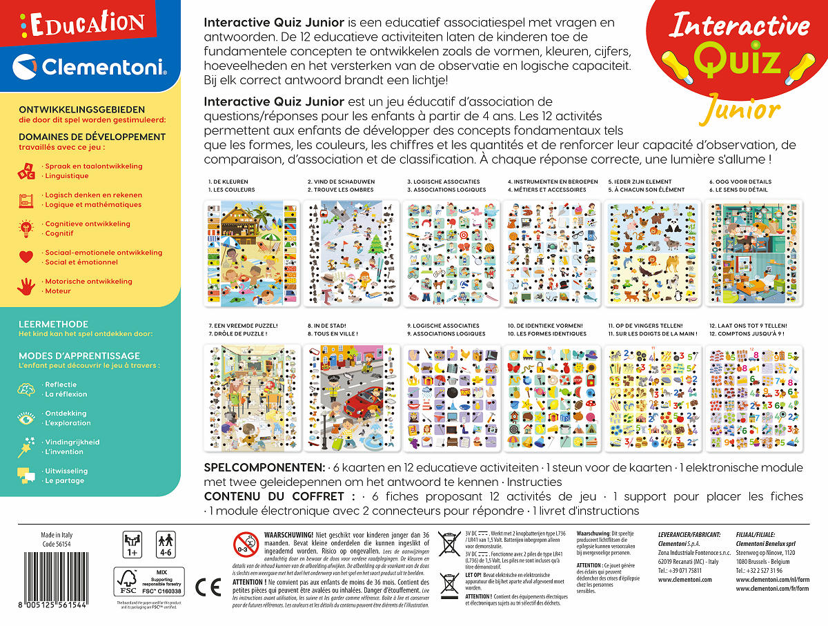Clementoni Education - Interactieve Quiz Junior