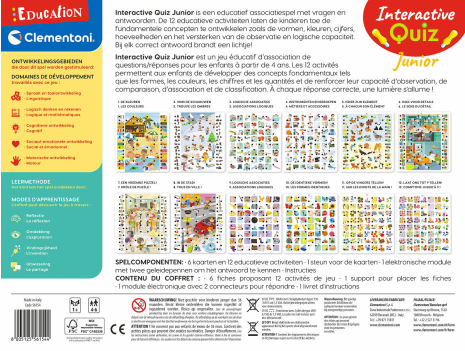 Clementoni Education - Interactieve Quiz Junior