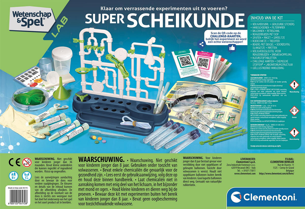Clementoni Wetenschap en Spel Super Scheikunde