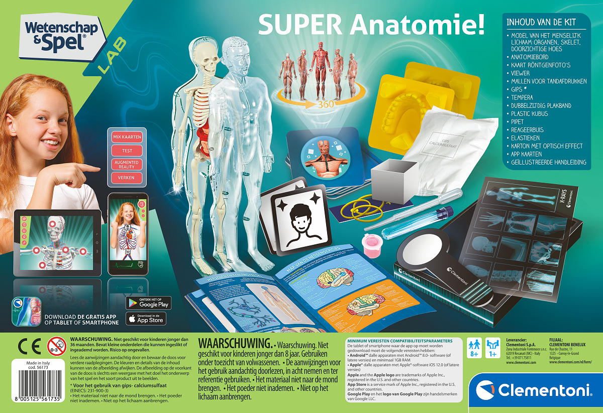 Clementoni Wetenschap en Spel - Super Anatomie