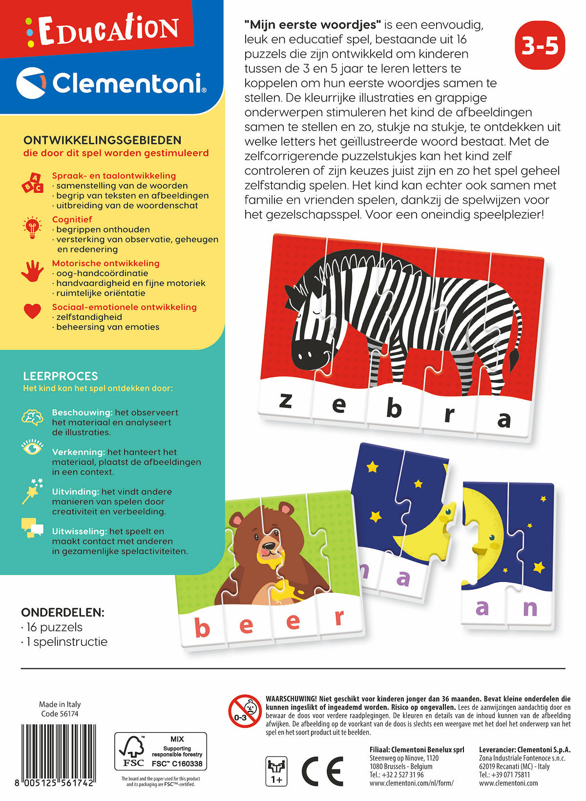 Clementoni Education - Mijn eerste woordjes