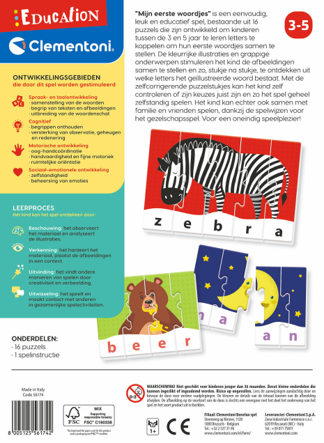 Clementoni Education - Mijn eerste woordjes