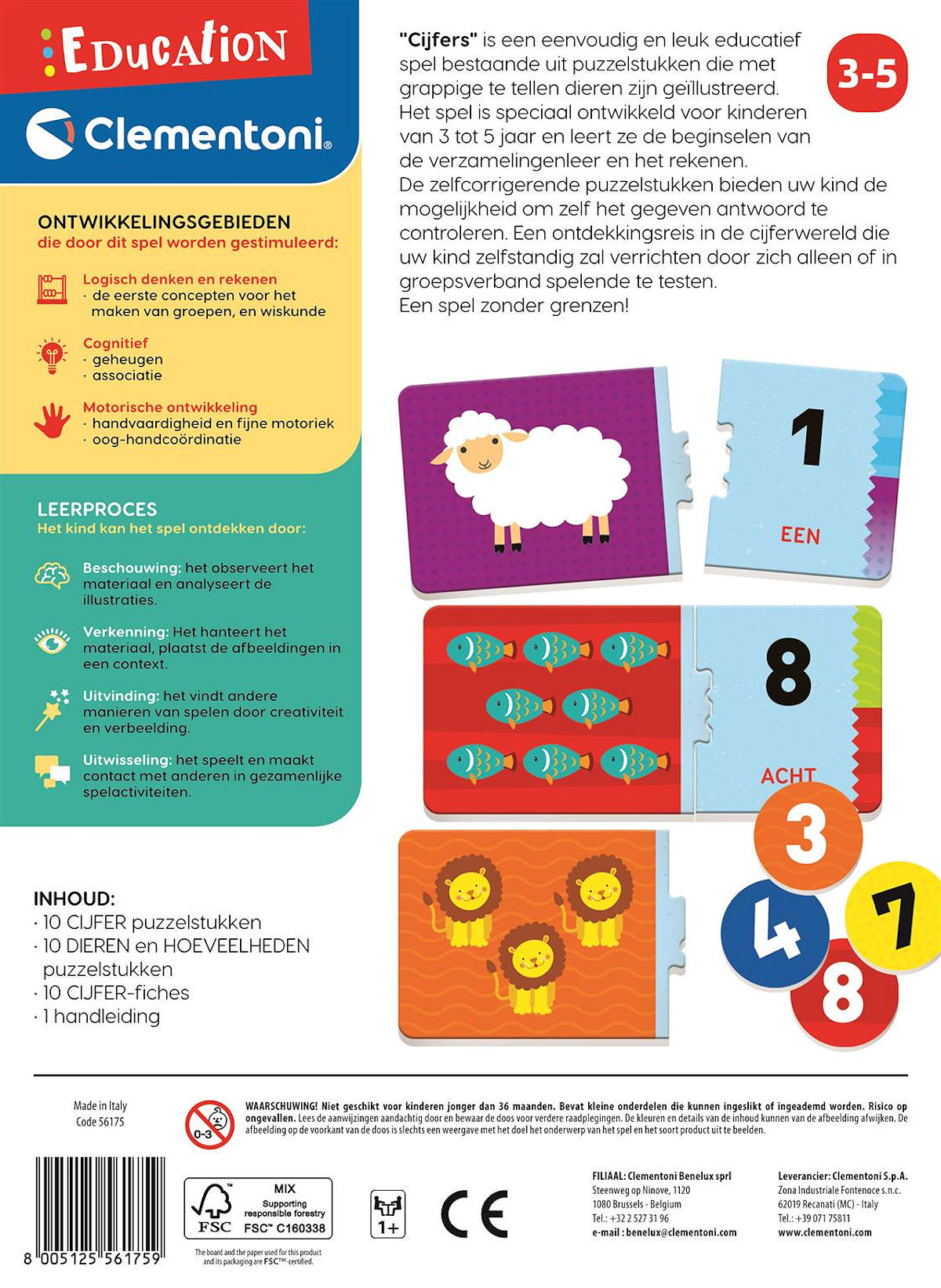 Clementoni Education - Cijfers