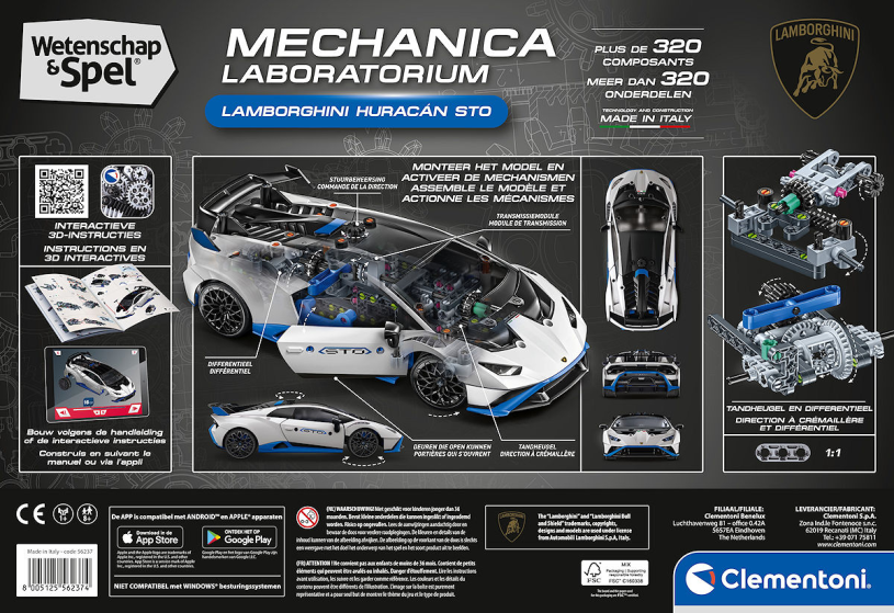 Wetenschap en Spel Mechanica - Lamborghini Huracan STO