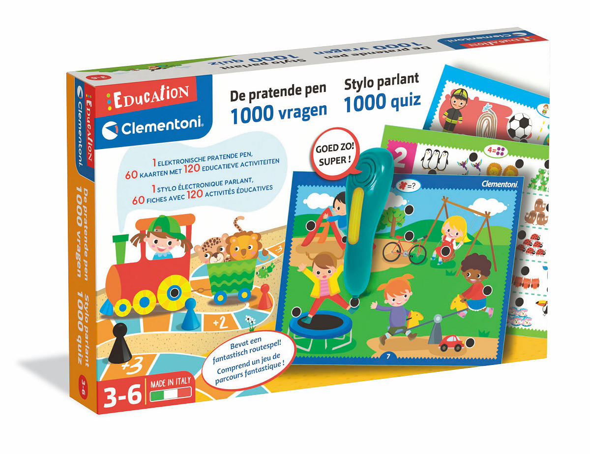 Clementoni Education - Pratende Pen 1000 vragen