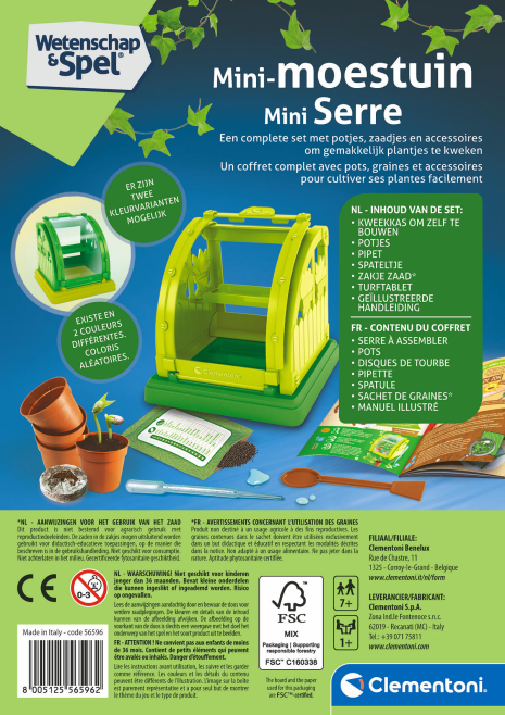 Clementoni Wetenschap en Spel Mini Moestuin