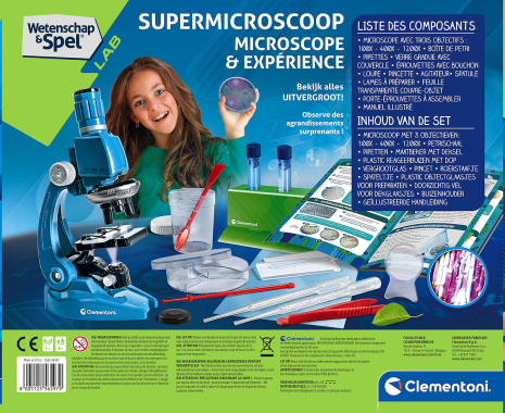 Clementoni Wetenschap en Spel Super Microscoop