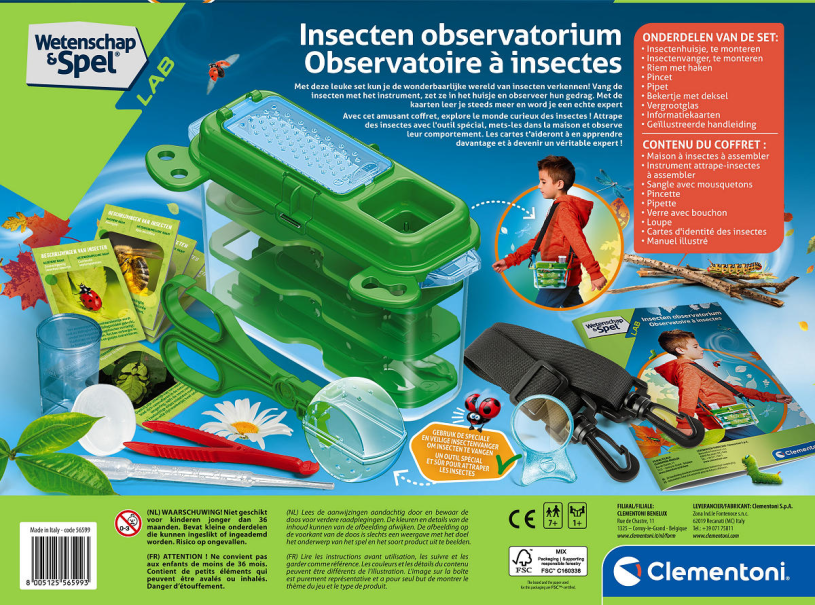 Clementoni Wetenschap en Spel Insecten Observatorium