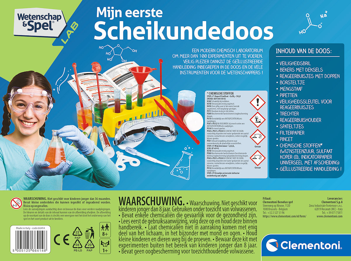 Wetenschap en Spel Mijn eerste scheikundedoos