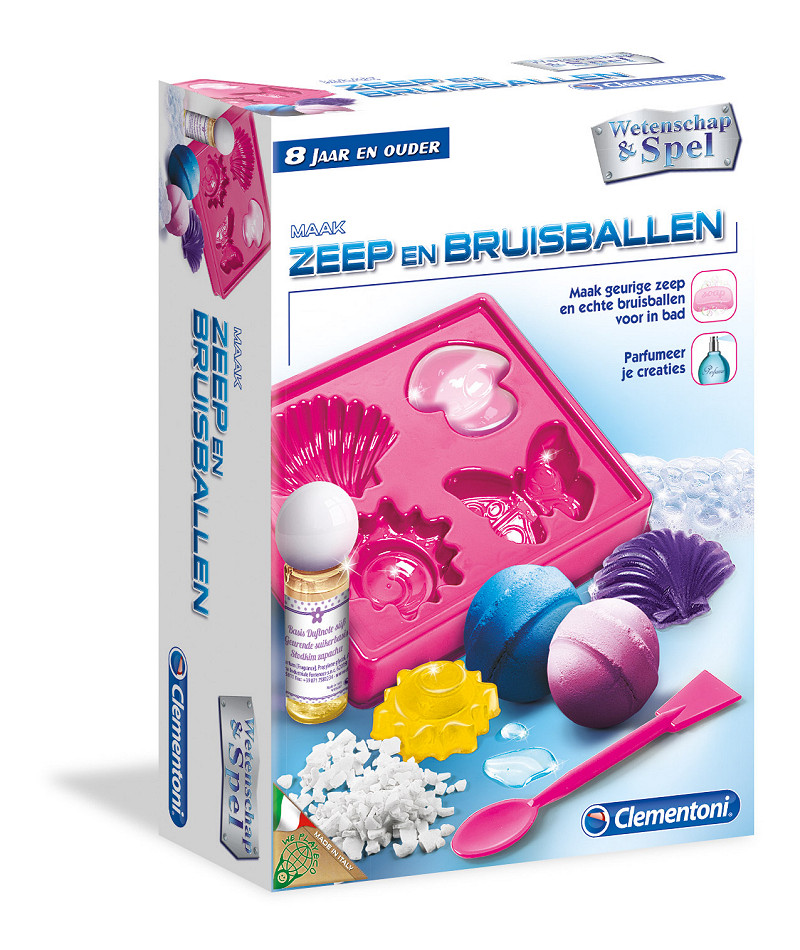 Clementoni Wetenschap en Spel Zeep en Bruisballen