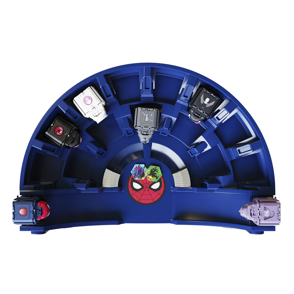 Battle Cube Arena - Glow Venom vs. Metallic Spiderman