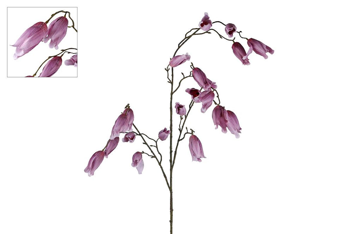 Kunstbloem Fritillaria lila zijde 128cm (97279-7)**