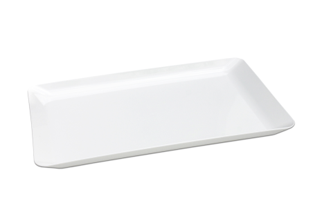 Serveer tray 24x38cm - wit