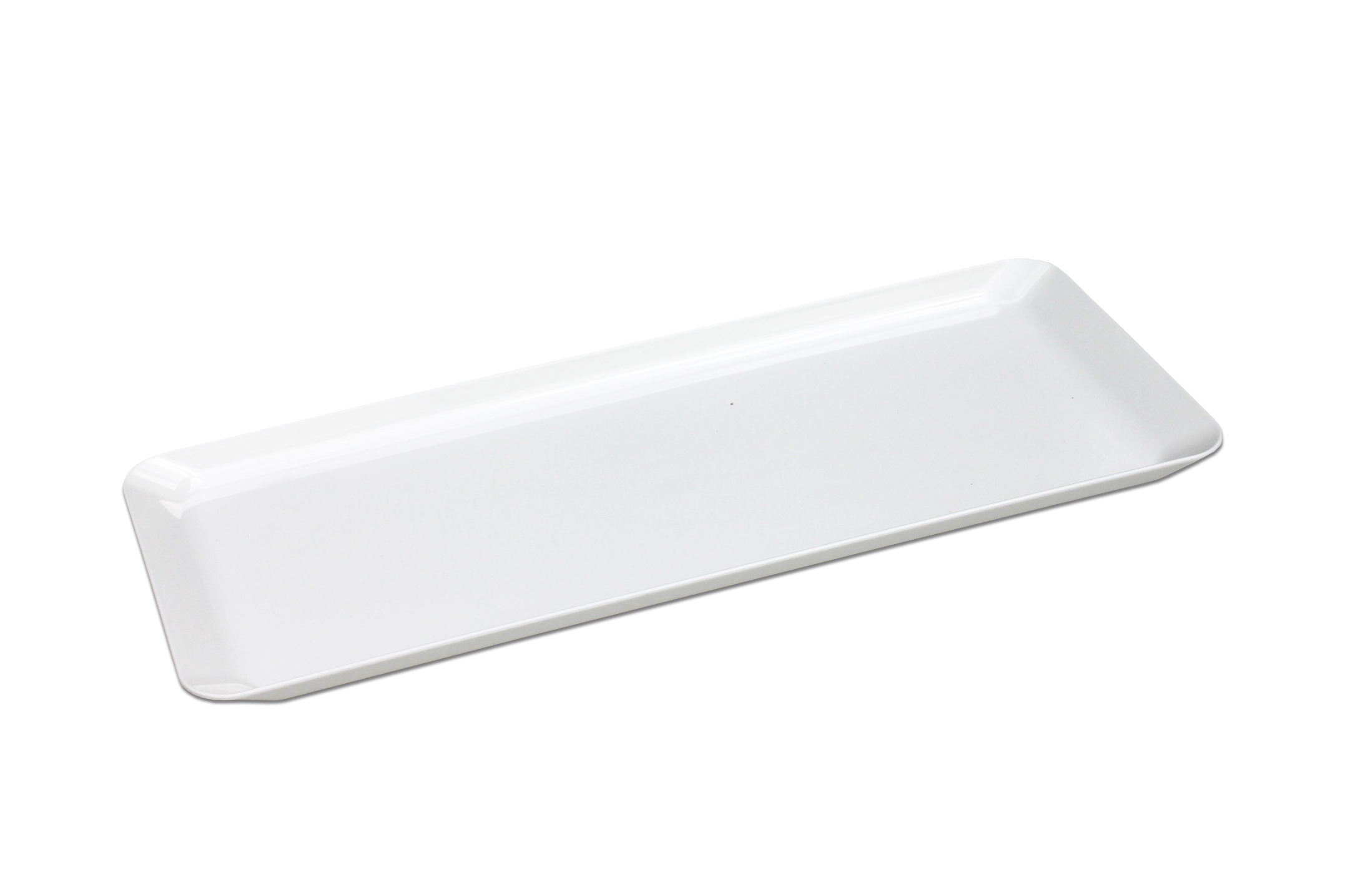 Serveer tray 15x36cm - wit