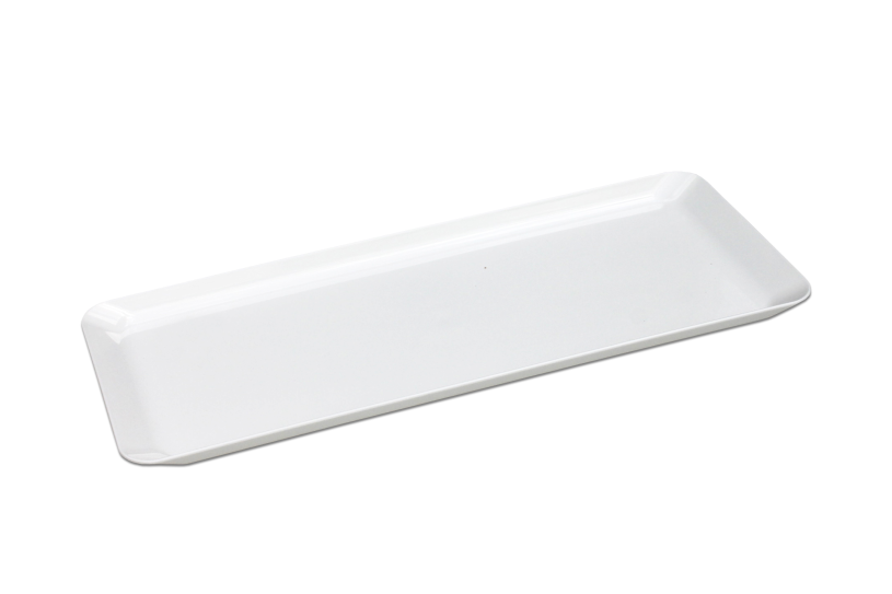 Serveer tray 15x36cm - wit