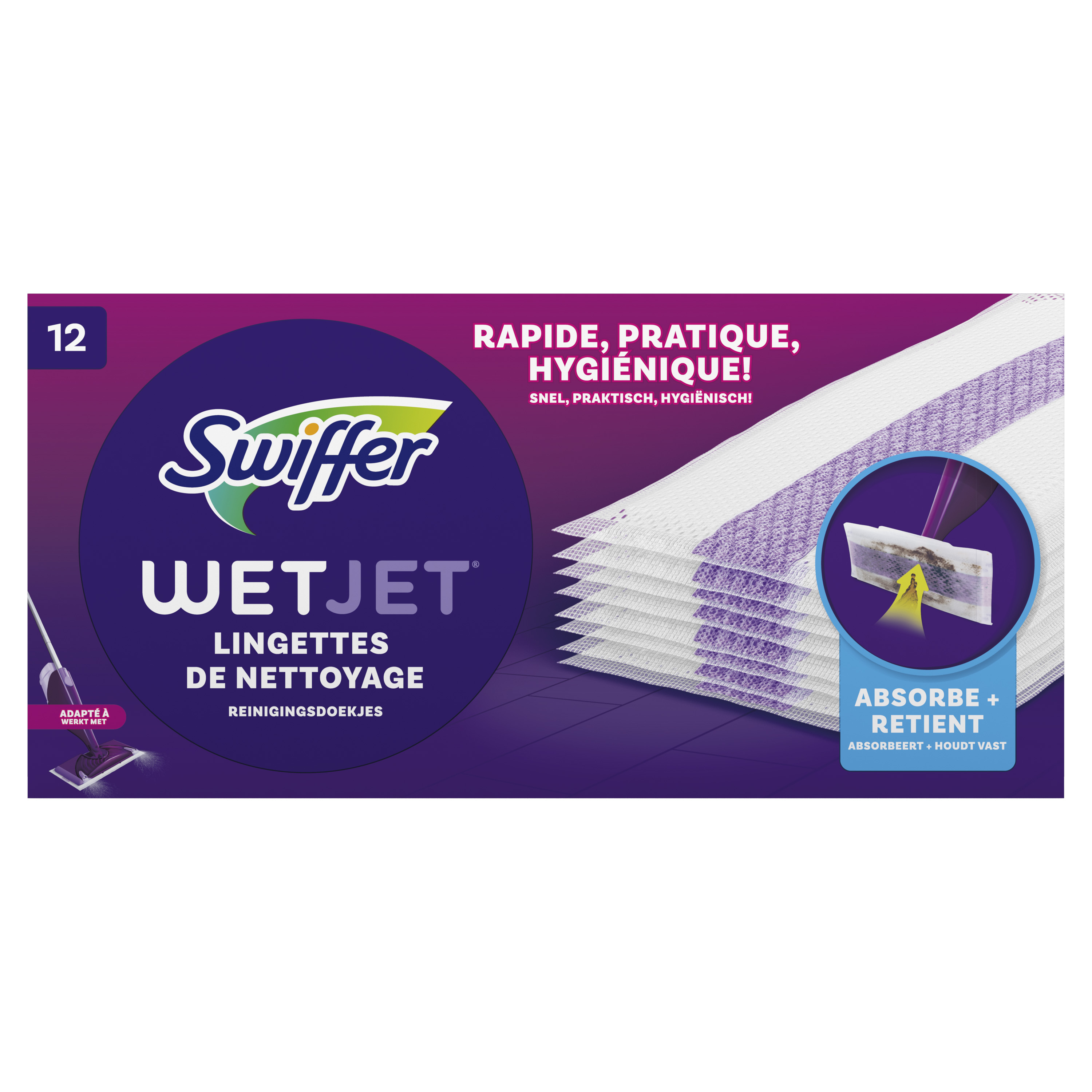 Swiffer WetJet Navullingen - 12 stuks