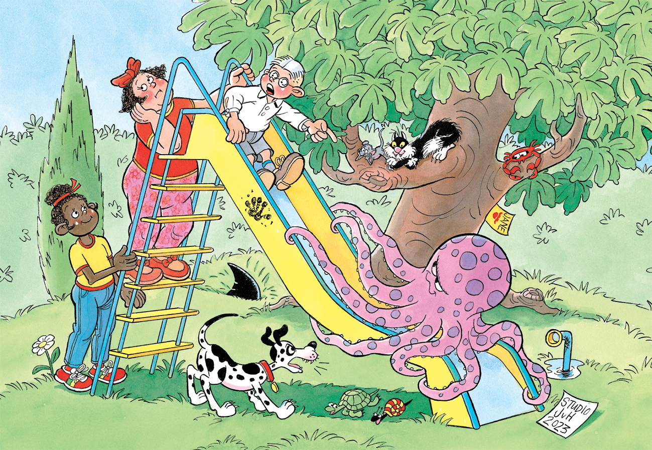 Puzzel 150 st. JvH Junior De Gladde Glijbaan